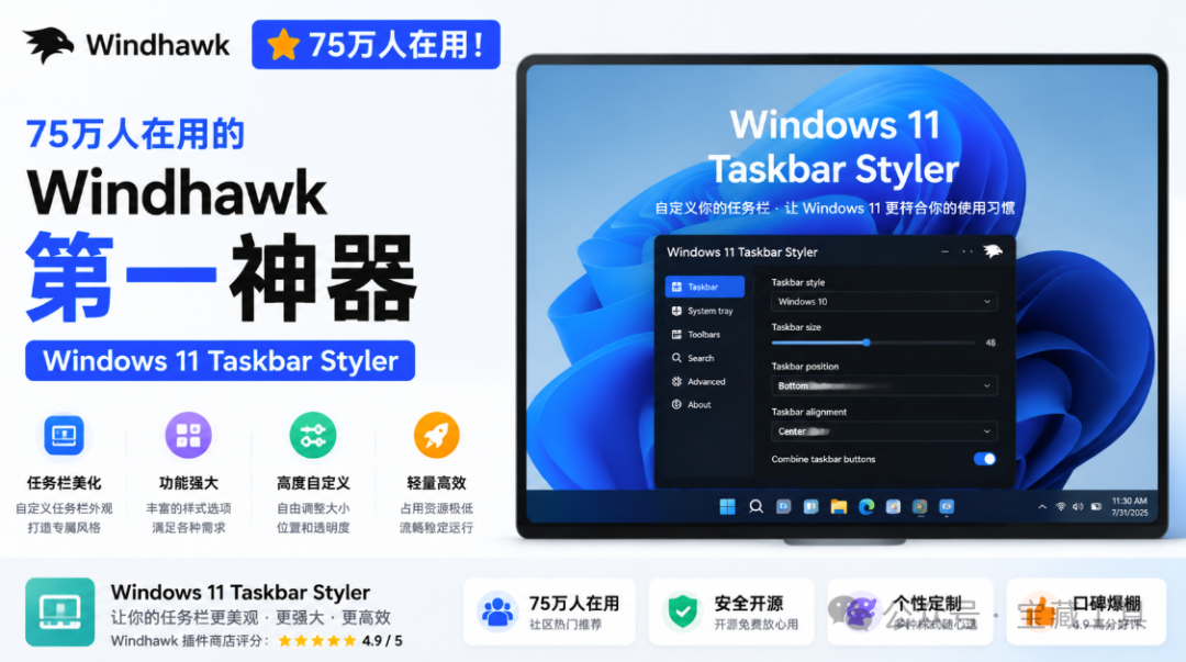 Windhawkنىڭ 750 مىڭ ئادەم ئىشل